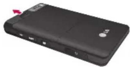 LG KE820 - Ta av batterihöljet. - 1