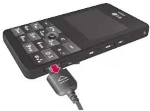 LG KE820 - Koppla bort batteriladdaren - 1