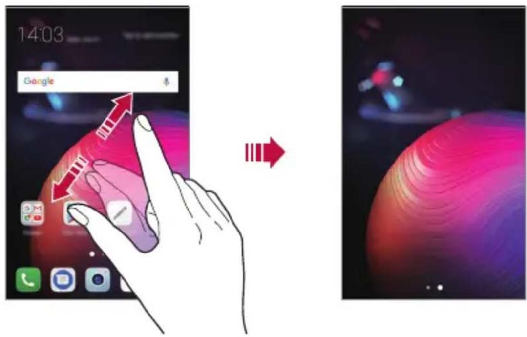 LG K11 - Visning af baggrundstema - 1