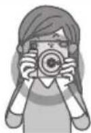 FUJIFILM Instax Square SQ1 - Voorzorgsmaatregelen voor het vasthouden van de camera - 1