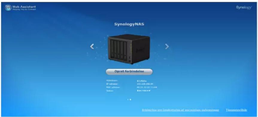 SYNOLOGY DiskStation DS1520+ - Vejledning til indledende fejlfinding - 1