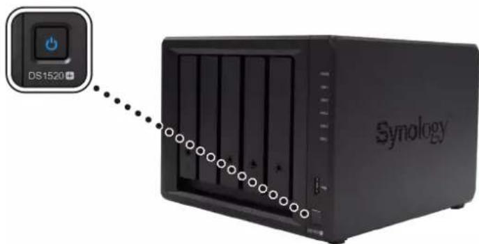 SYNOLOGY DiskStation DS1520+ - Installer diske - 6