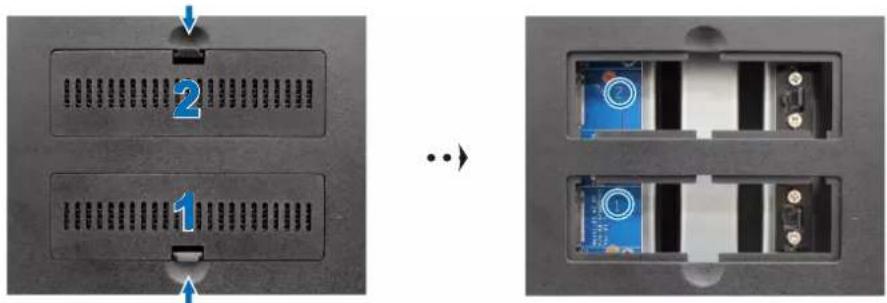 SYNOLOGY DiskStation DS1520+ - Sådan installerer du et M.2 NVMe SSD-modul - 1