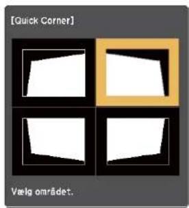 [Quick Corner] Vælg området.