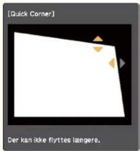 [Quick Corner] Der kan ikke flyttes langere.