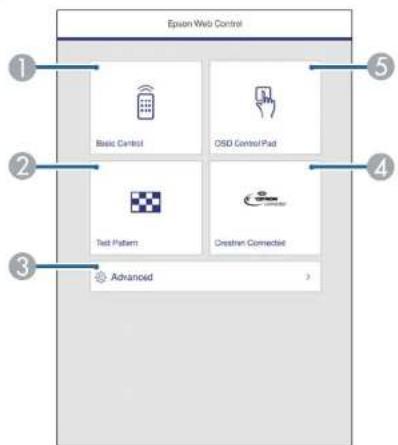EPSON EB-FH52 - Styring af en projektor på et netværk ved hjælp af en webbrowser - 2