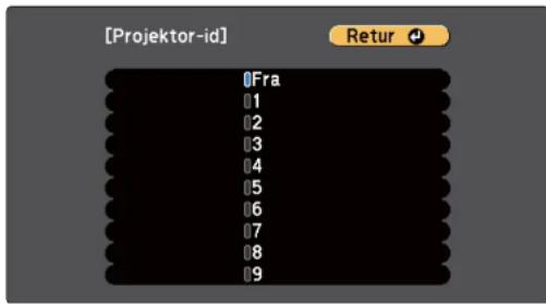 [Projektor-id] ØFra 1 2 3 4 5 6 7 8 9