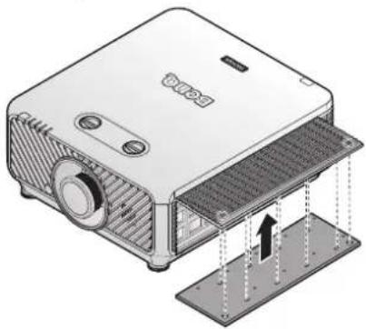 BENQ LU9245 - Replacing the side filter - 4