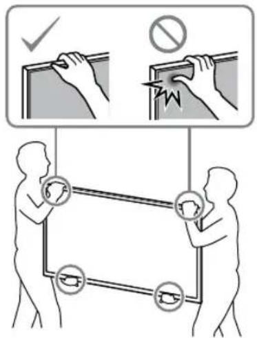 SONY OLED KD-55AG8 - Szerelje fel a televíziót az alapra vagy alap illesztőkeretre. - 2