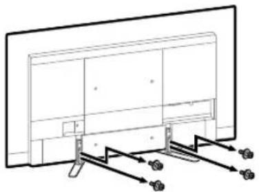 SONY OLED KD-55AG8 - ТД-дан Устел тұғырын ажыратыңыз. - 1