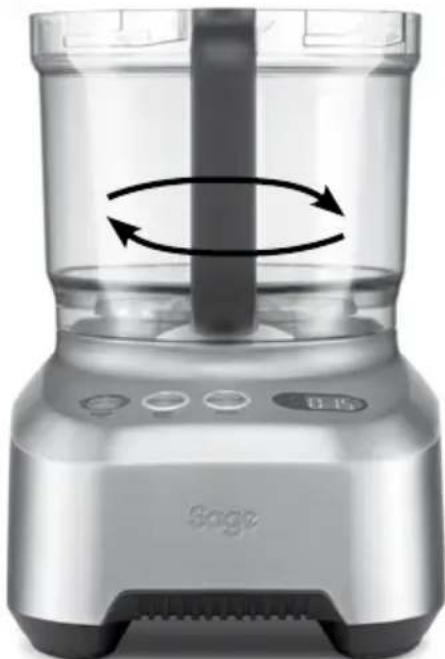 SAGE the Kitchen Wizz Peel & Dice BFP820 - Base del motore e ciotola - 2