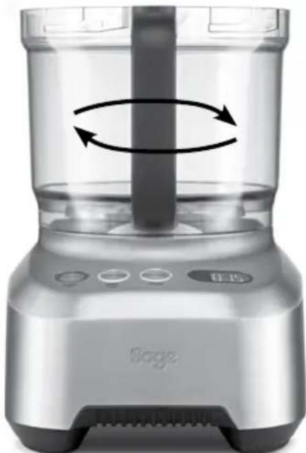 SAGE the Kitchen Wizz Peel & Dice BFP820 - Motorbasis en kom - 2