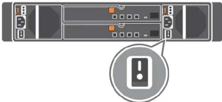 DELL PowerVault MD1400 - Turning On The System - 1