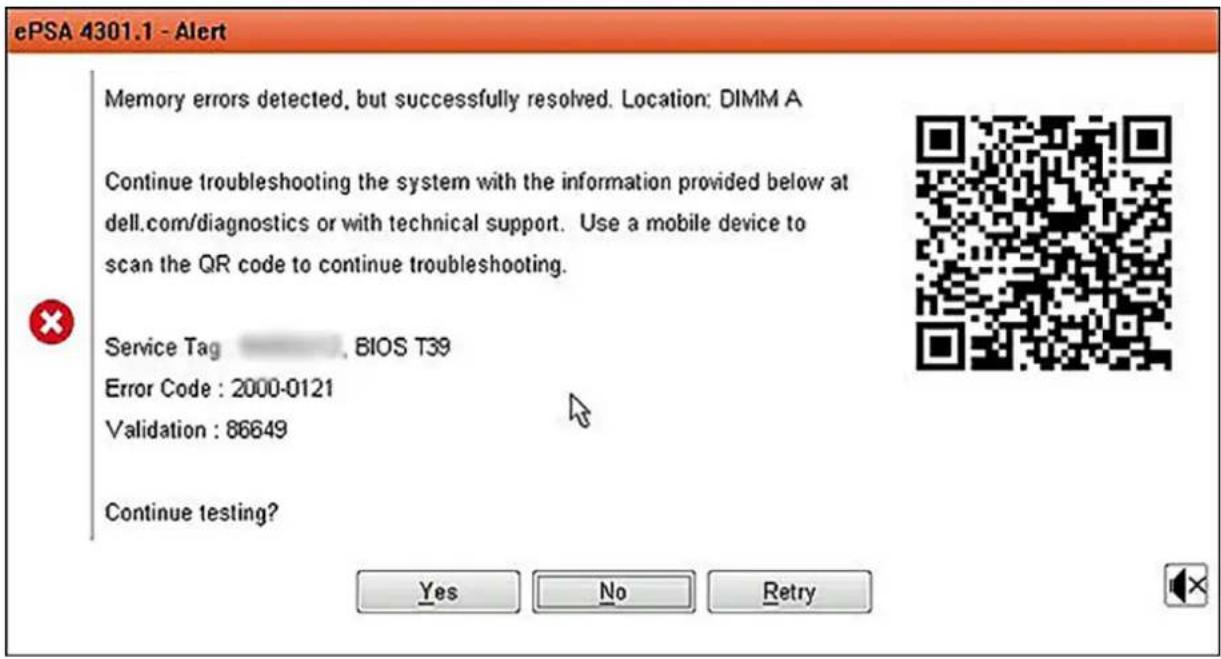 DELL Latitude 5310 - SupportAssist-fejlmeddelelser - 1