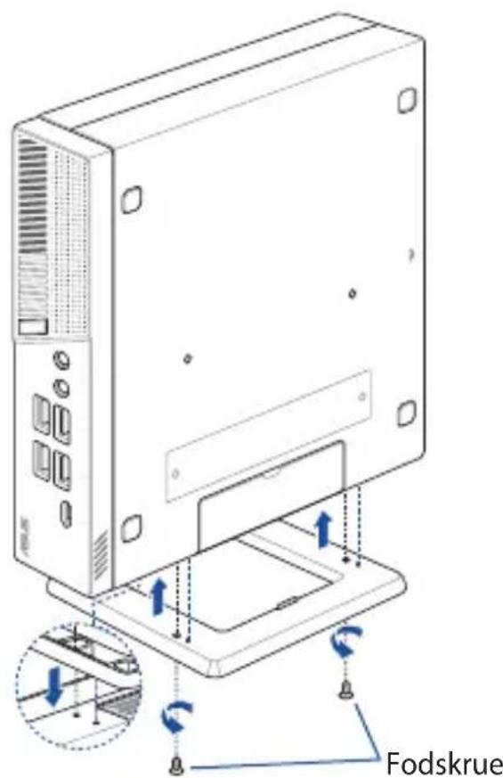 ASUS Mini PC PB60V - Sådan monterer du din Mini PC på stativet: - 1