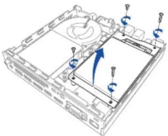 ASUS Mini PC PB60V - Installation af 2,5" HDD eller SSD - 1