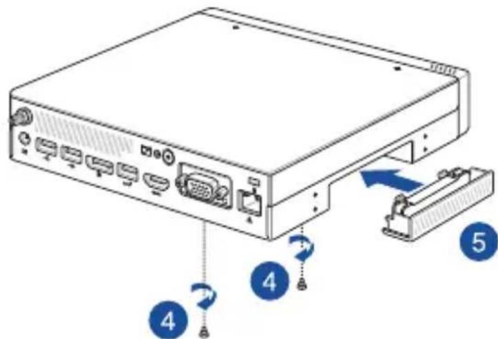 ASUS Mini PC PB60V - Sådan fjernes grafikmodulet (på udvalgte modeller) - 1