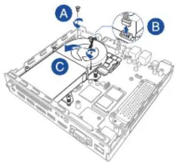 ASUS Mini PC PB60V - Sådan installeres en 2242 M.2 SSD-disk - 3