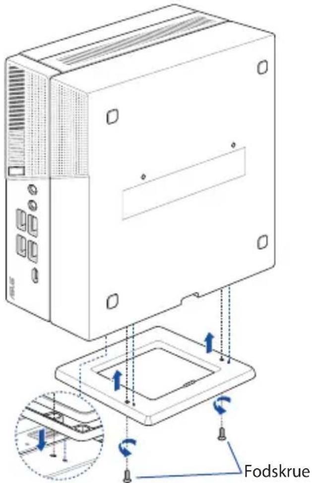 ASUS Mini PC PB60V - Sådan monteres mini-pc'en og grafikmodulet på stativet: - 1