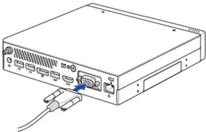 ASUS Mini PC PB60V - Sådan slutter du en skærm til din Mini PC: - 1