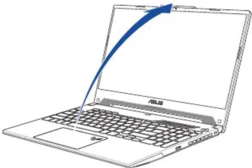 ASUS TUF Gaming A15 - Løft for at åbne displaypanelet - 1