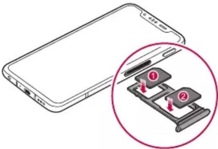 LG G8 ThinQ - Sätt i SIM-kortet - 5