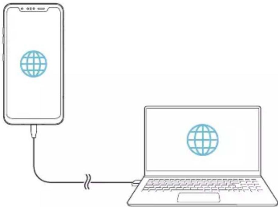 LG G8 ThinQ - Internetdelning via USB - 2