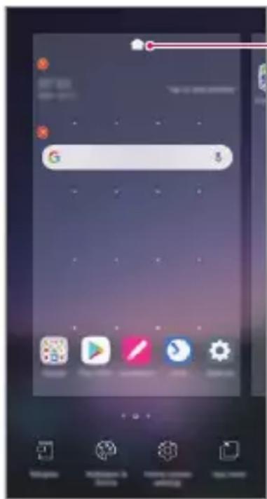 LG G8 ThinQ - Ändra skärmens riktning - 2