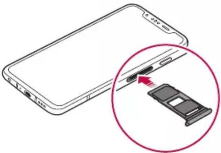 LG G8 ThinQ - Sätt i SIM-kortet - 6