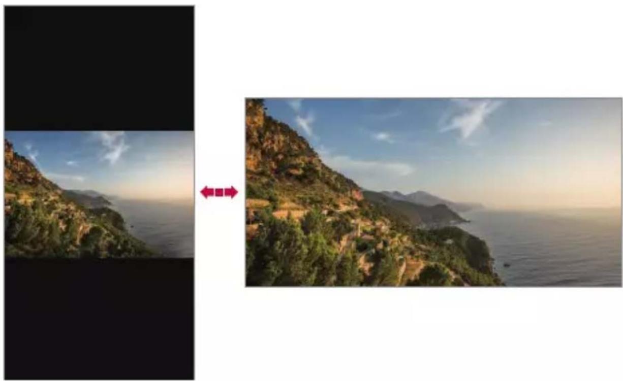 LG G8 ThinQ - Ändra skärmens riktning - 1
