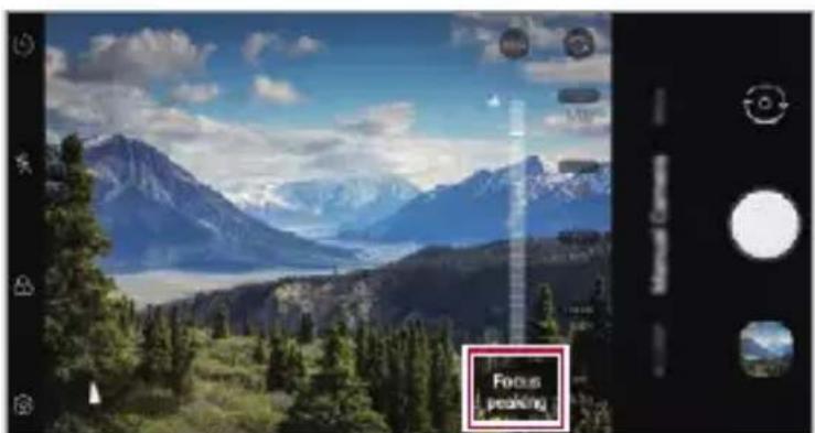 LG G8 ThinQ - Focus peaking - 2