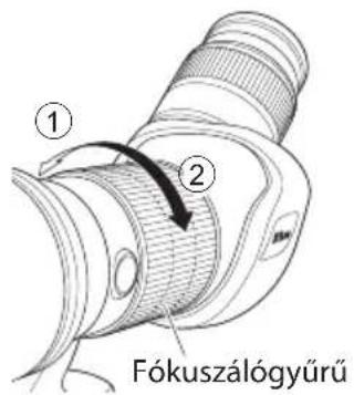 ① ② Fókuszálógyűrű