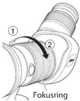 ① ② Fokusring