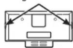 Monogram ZVC30LSS - REMARQUE : Attachez une ficelle aux supports pour pouvoir les rattraper s'ils tombent derrière le mur. - 1