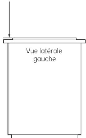 Vue latérale gauche