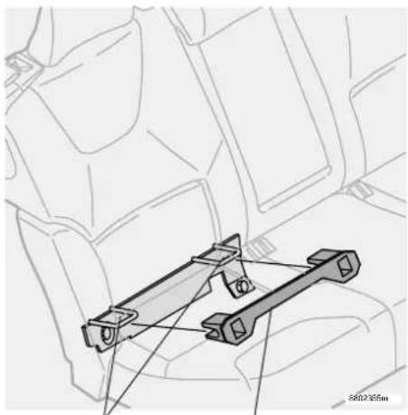 VOLVO Xc70 (2003) - Isofix fastgøringssystem for barnestole (ekstraudstyr), Tilbehør - 1