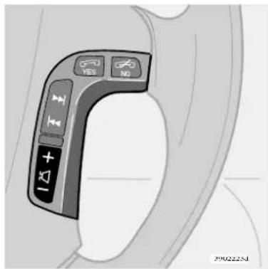 VOLVO Xc70 (2003) - Modtagelse af et nyt opkald under en igangværende samtale - 1