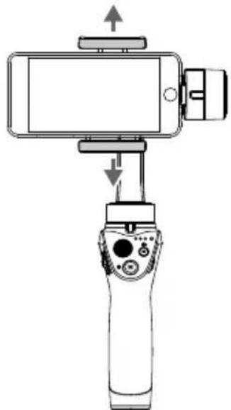 DJI Osmo Mobile 2 - Mounting the Mobile Phone Horizontally - 1