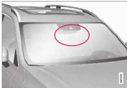 VOLVO XC40 (2017) - Begrænsninger for radarenheden - 1