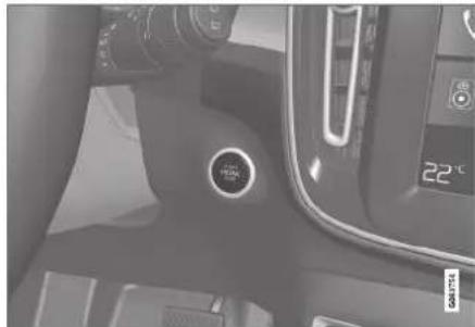VOLVO XC40 (2017) - Vælge tændingsposition - 1