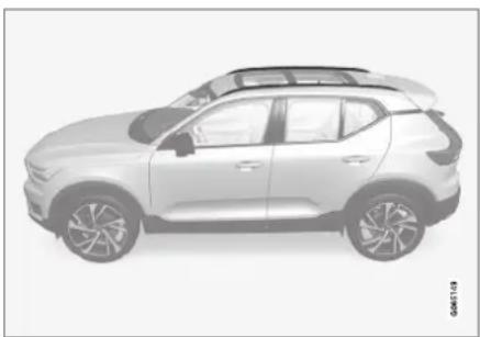 VOLVO XC40 (2017) - Udvendige plast-, gummi- og pyntedele - 1