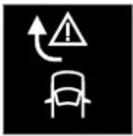 VOLVO XC40 (2017) - Symboler og meddelelser for styreassistance i forbindelse med kollisionsrisiko - 1