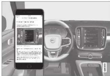 VOLVO XC40 (2017) - Instruktionsvejledning i mobile enheder - 1