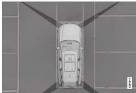 VOLVO XC40 (2017) - Parkeringskameraernes kameravisninger - 1