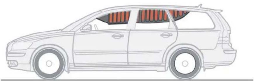 VOLVO V50 (2003) - Gardinairbag - 1