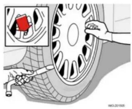 VOLVO S40 (2003) - Afmontering af hjul - 1