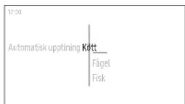 13:00 Automatisk upotining Kött Fågel Fisk