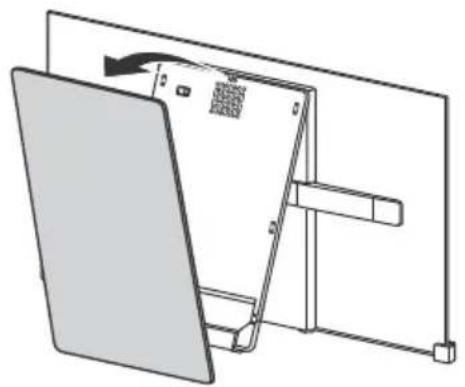 SONY KD55AF8BU - Odstraňte středový kryt. - 1