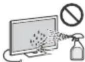 SONY KD55AF8BU - Cura e pulizia della superficie dello schermo e del rivestimento - 1