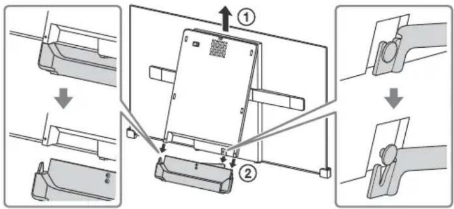 SONY KD55AF8BU - Stand tabanını ayırın. - 1